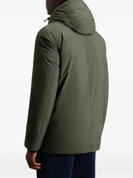 Geacă Woolrich cu glugă verde