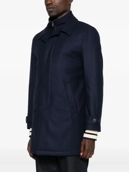 Palton Fay de lână albastru