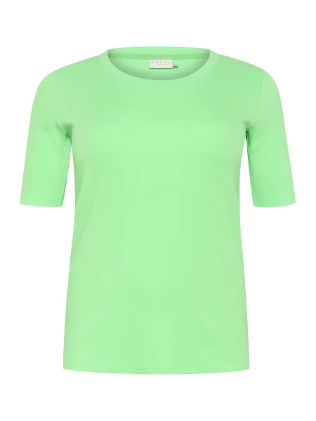 KAFFE CURVE Tricou Carina neon verde