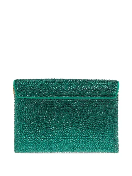 Geantă plic Versace verde