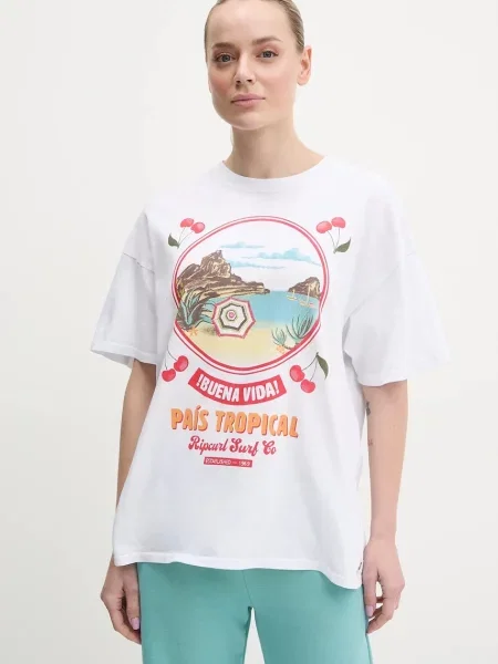 Tričko Rip Curl COVE HERITAGE bílá