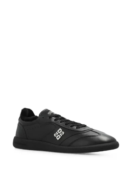 Sneakerși Dsquared2 cu blană negru