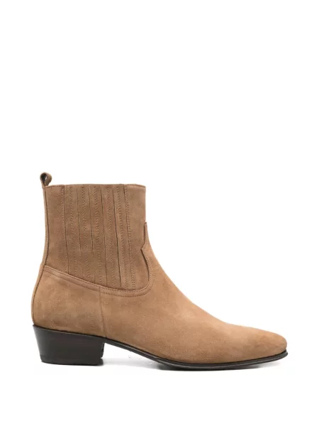 Botine chelsea Cenere Gb din piele de căprioară maro