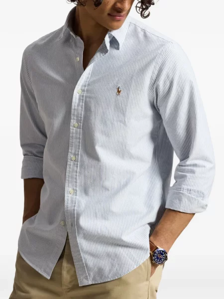 Scurt cămașă Polo Ralph Lauren cu cordon tricotate albastru