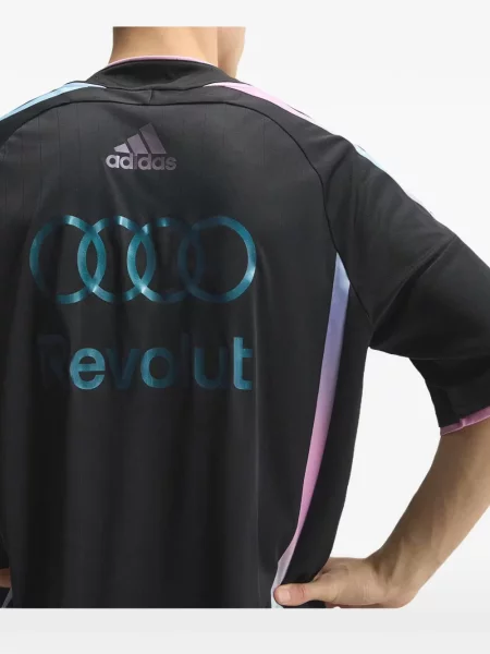 Γυμναστήριο μπλούζα Adidas από ζέρσεϋ παραλλαγής μπλε