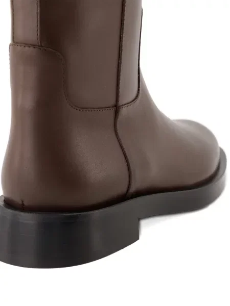 Botine Valentino Garavani cu cataramă maro