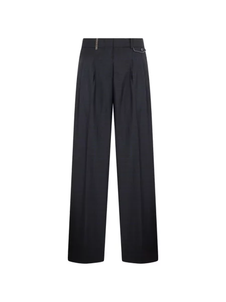 Pantaloni Peserico în carouri albastru