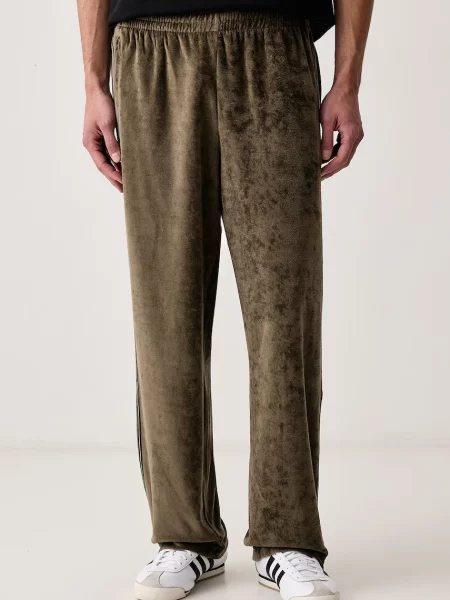 Adidas Originals pantaloni de trening pentru bărbați Firebird Velour verde