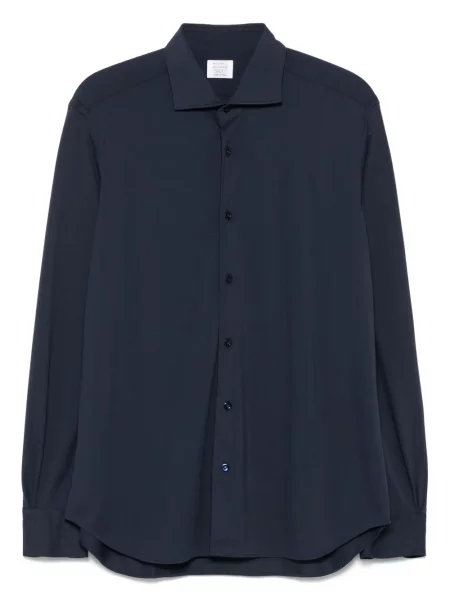 Kołnierzykowy koszula Mazzarelli niebieska