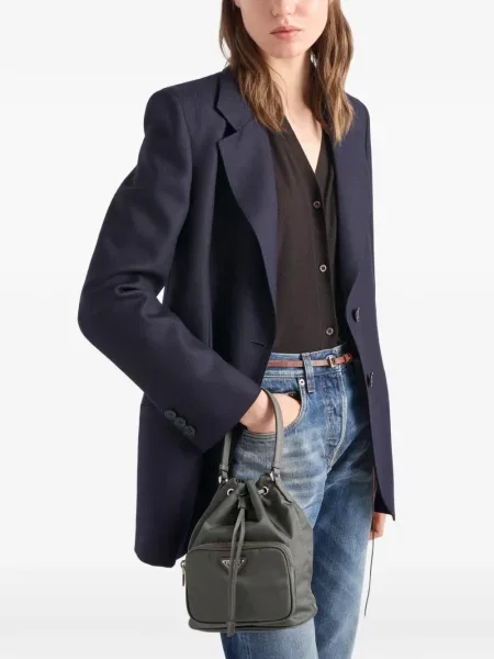 Geantă bucket Prada gri