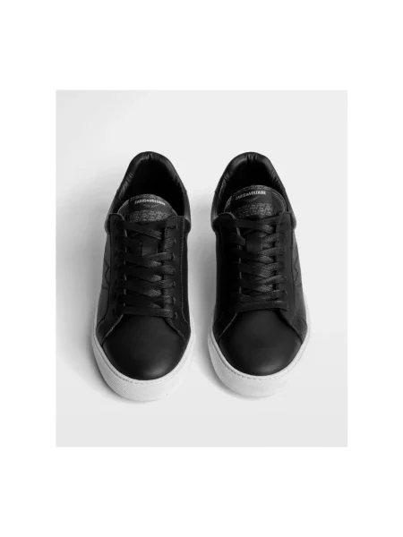 Sneakersy Zadig & Voltaire skórzane czarne