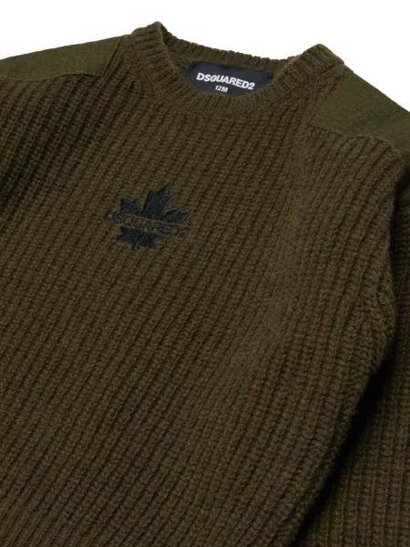 Sweter dziecięcy Dsquared2 zielony