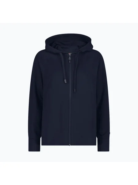Суитшърт за жени CMP Fix Hood black/blue черно