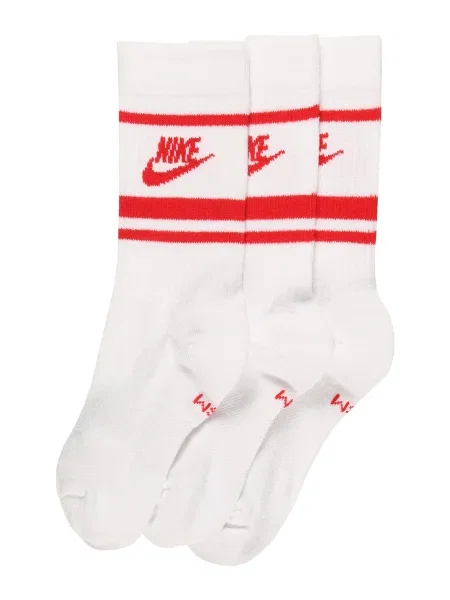 Nike Sportswear Șosete / roșu alb