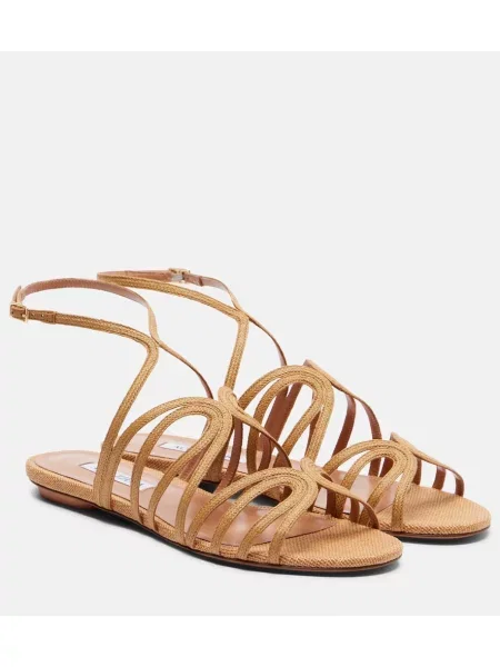 Sandali Aquazzura bež