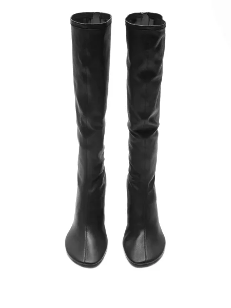 Botine Acne Studios din piele negru
