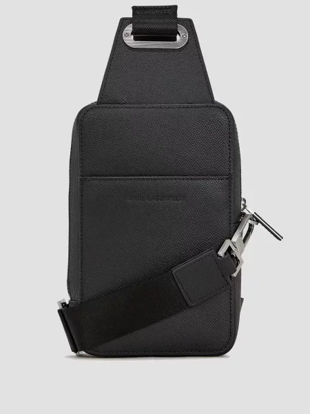 Karl Lagerfeld Крос-боді Шкіра чорний