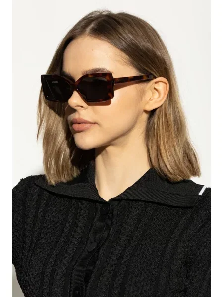 Sluneční brýle Jacquemus hnědé