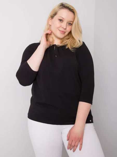 Bluză Fashionhunters negru