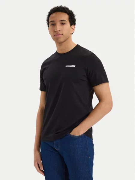 Calvin Klein Tricou SS EU Negru alb