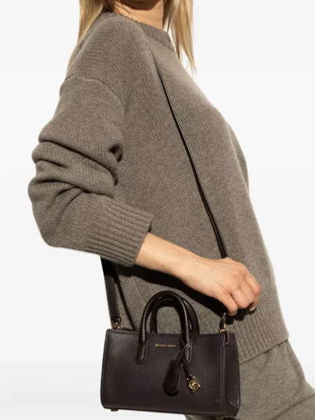 Sneakerși Michael Michael Kors din piele negru