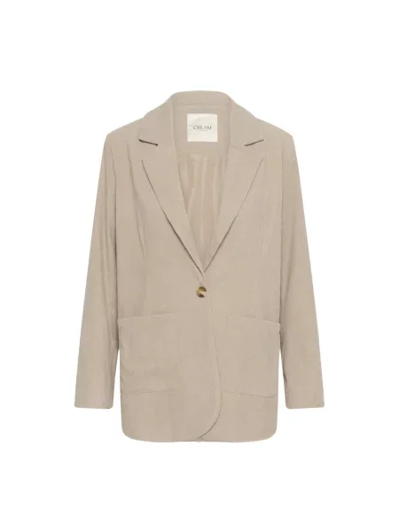 Marynarka Cream sztruksowa beżowa