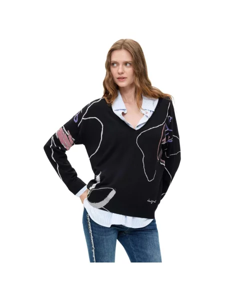 Pulover Desigual negru