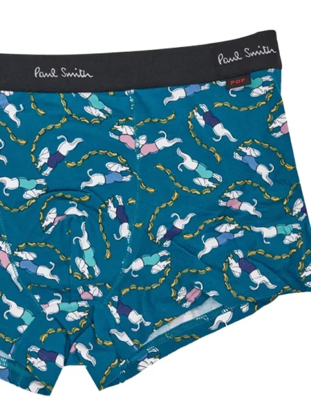 Boxeri Paul Smith cu imagine albastru