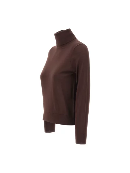 Sweter z golfem Kangra do golfa czerwony