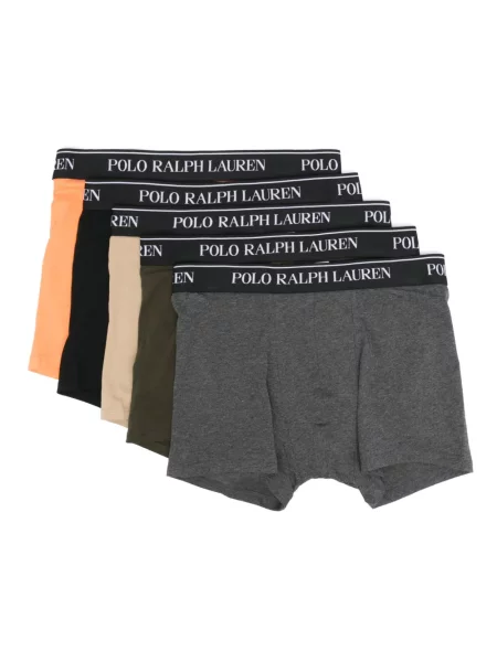 Флийс боксерки Polo Ralph Lauren с принт на райета зелено