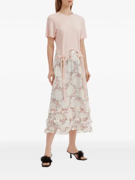 Μπλούζα Simone Rocha με φιόγκο ροζ
