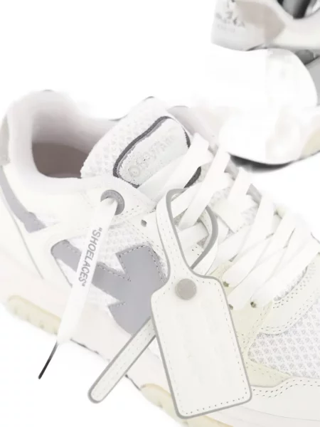Sneakerși Off-white business alb