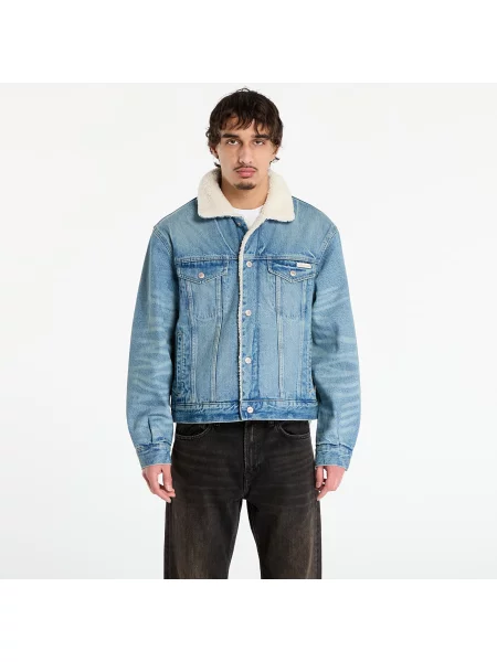 Calvin Klein Jeans Дънково яке Sherpa син