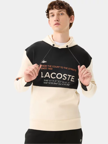 Худі Lacoste бежевий