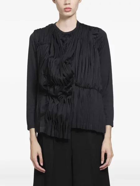 Top Comme Des Garçons drapat negru