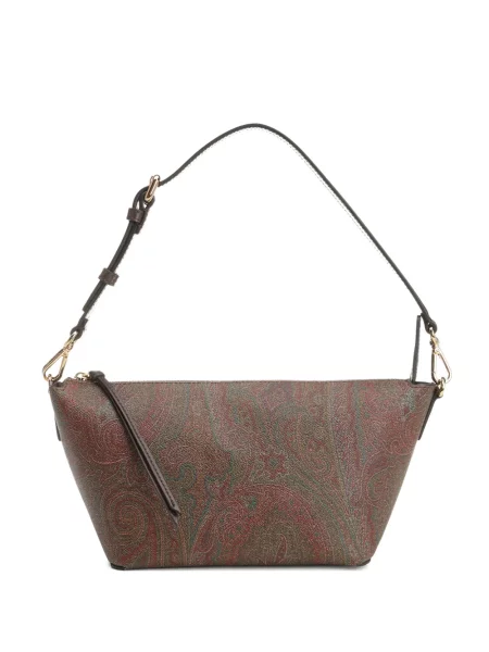Geantă Etro cu imagine cu model paisley maro