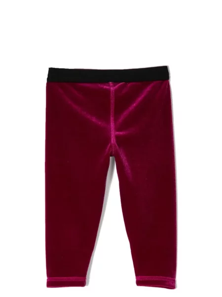 Legginsy dziecięce Dolce And Gabbana różowe