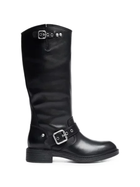 Botine Ash cu cataramă negru