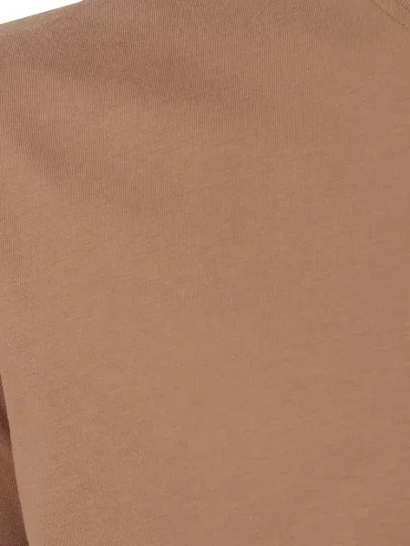 Tricou Woc cu decolteu rotund maro