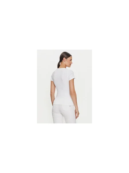 Guess Jeans Póló Slim Fit fehér