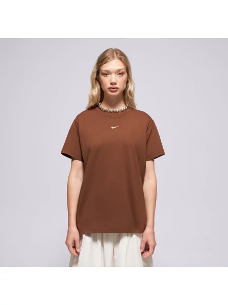 Nike T-Shirt W Nsw Classic Ss Tee brązowa