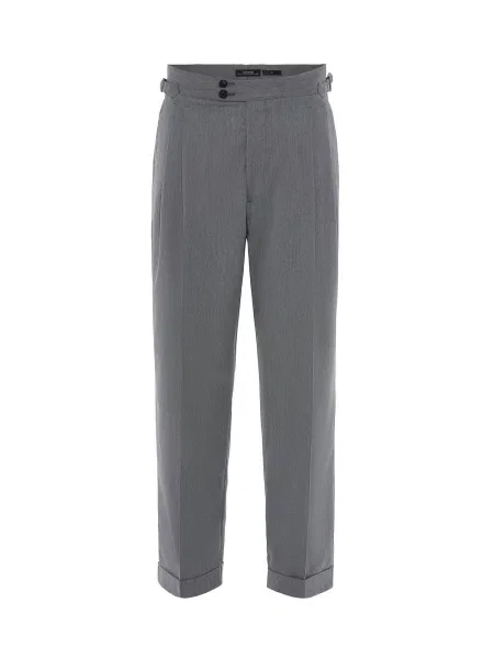 Antioch Kalhoty se sklady v pase čedičová šedá