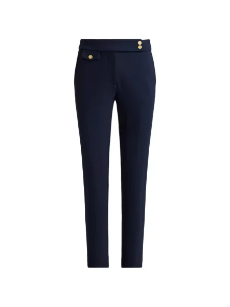 Pantaloni Lauren Ralph Lauren cu autograf albastru