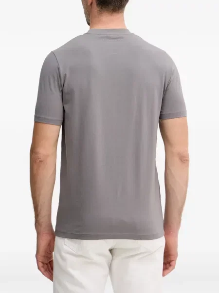 Tricou Karl Lagerfeld cu broderie gri