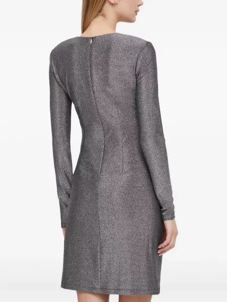 Rochie mini Joop! cu decolteu în V de costum gri