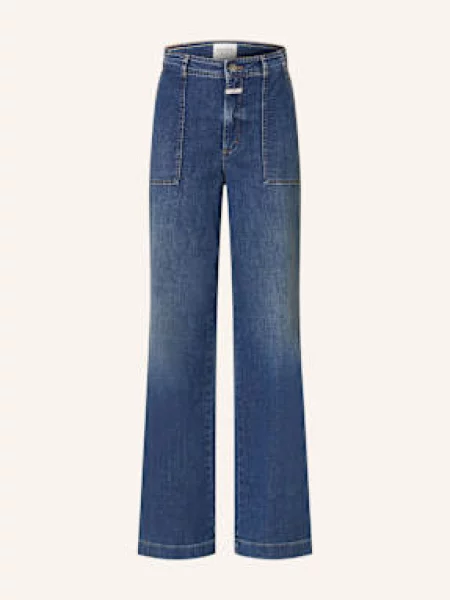 Closed Jeansy Flare Aria blau niebieskie
