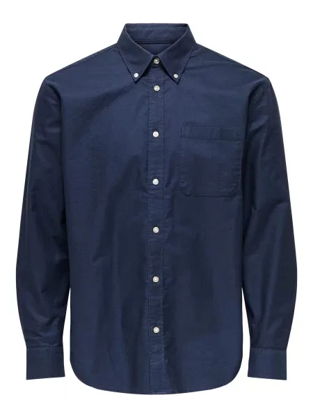 Only & Sons Cămașă ONS Oxford bleumarin