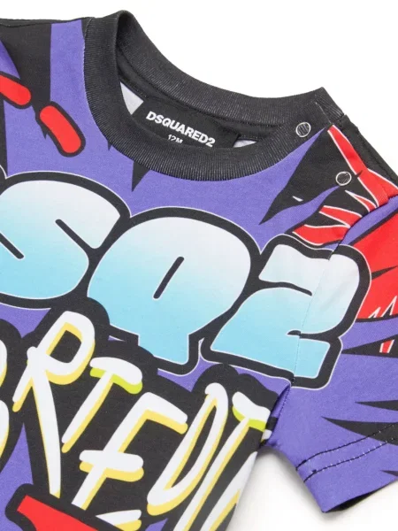 Dětské tričko Dsquared2 černé