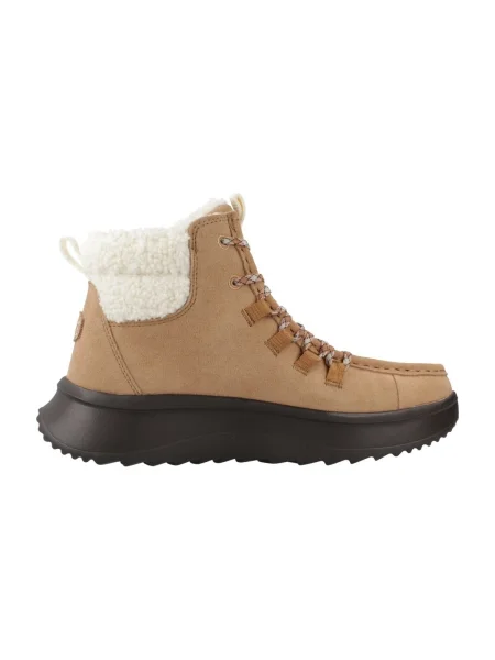 Pantofi Heydude din piele de căprioară maro