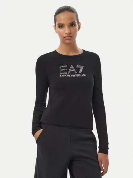 Emporio Armani Bluză TJDQZ negru